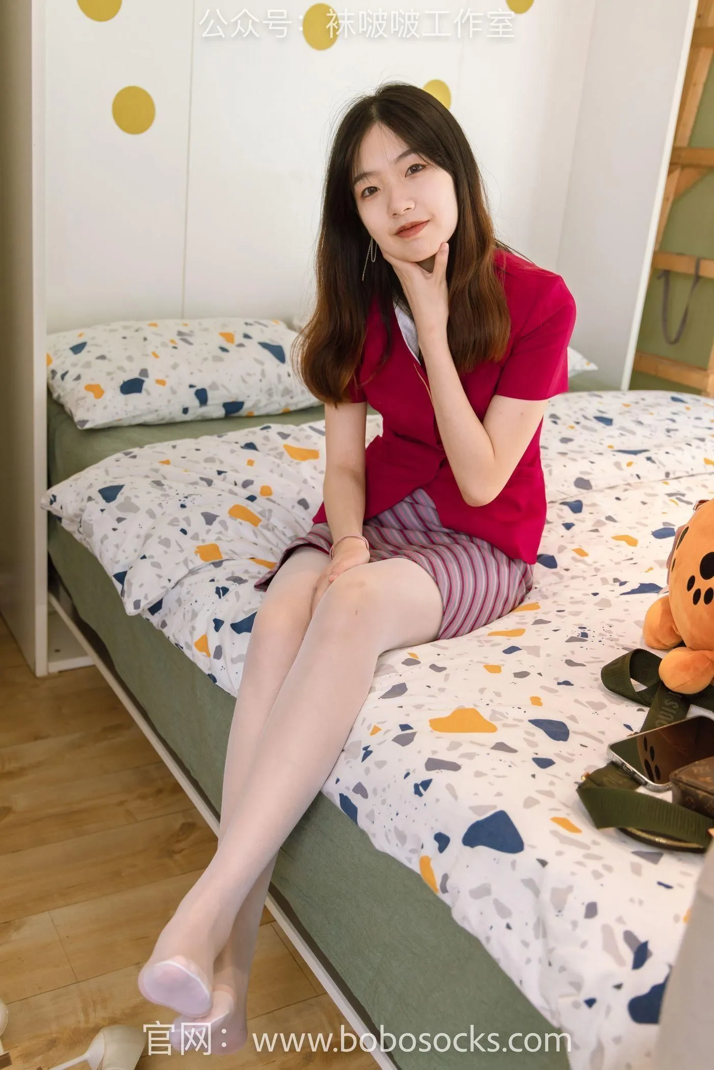 [BoBoSocks袜啵啵]NO.099 小甜豆-高跟鞋、黑丝、白丝 [140P]插图4